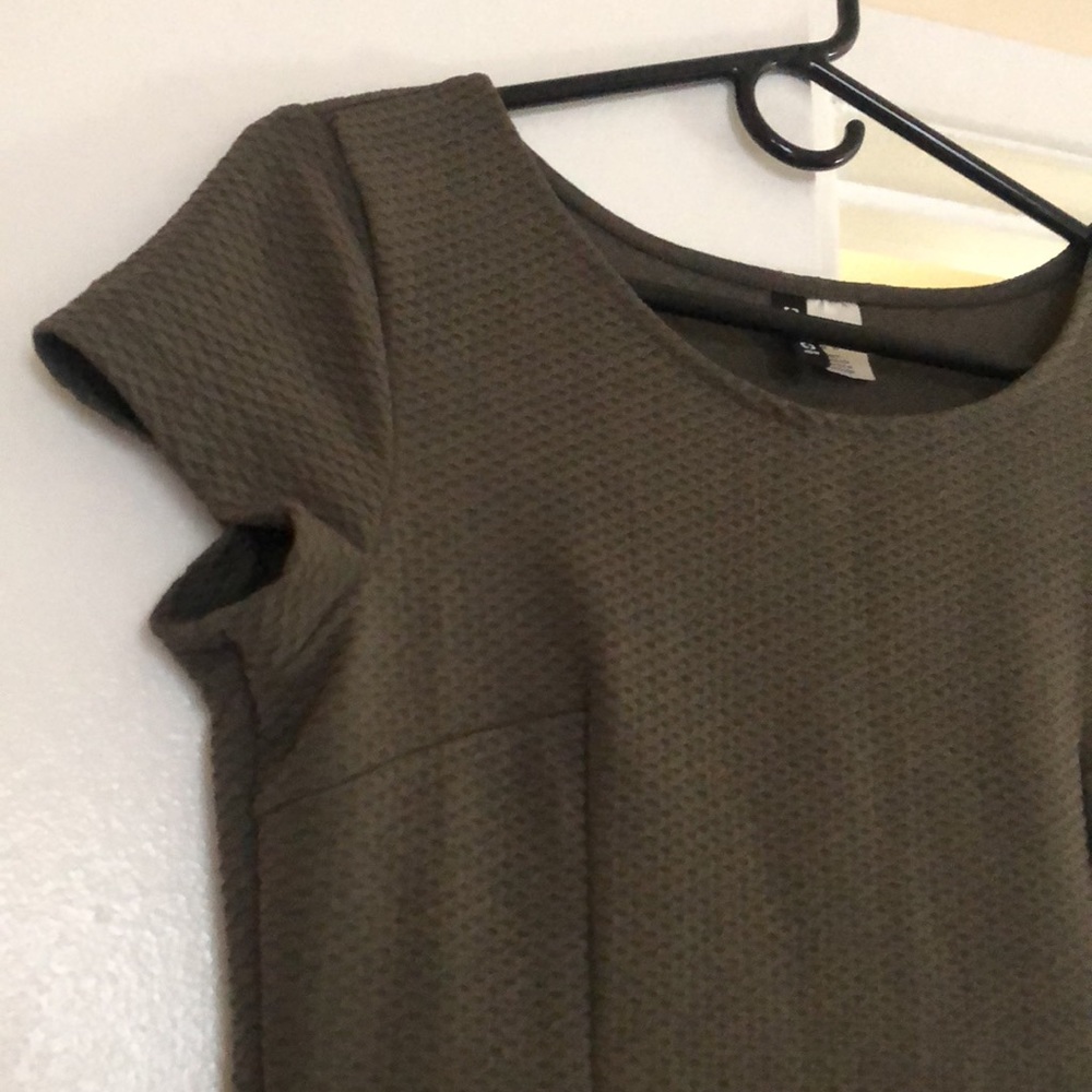H&M Olive Green Dress